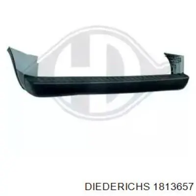 1404358 Opel parachoques trasero