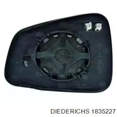 1835227 Diederichs cristal de espejo retrovisor exterior izquierdo