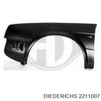 Comprar 2211007 Diederichs Aleta delantera izquierda