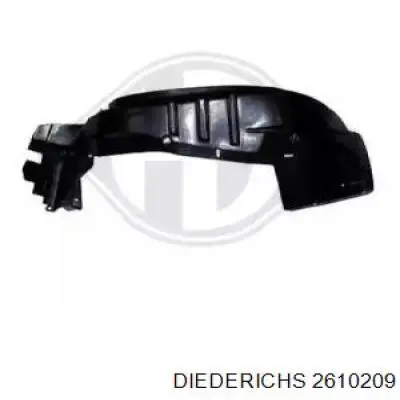 Guardabarros interior, aleta delantera, izquierdo Jeep Cherokee 