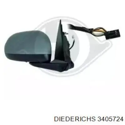 1609808 VAN Wezel espejo retrovisor derecho