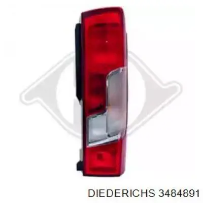Piloto trasero izquierdo 1612401580 Peugeot/Citroen