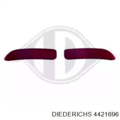 4421696 Diederichs reflector, parachoques trasero, derecho