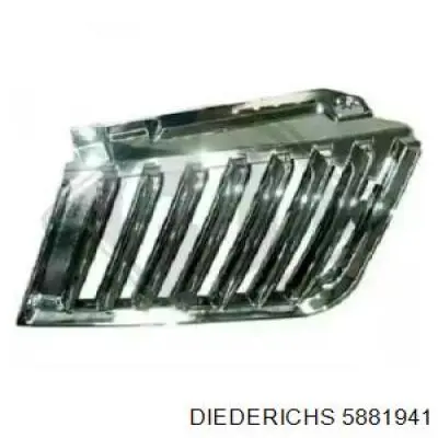 7450A187 Mitsubishi Parrilla izquierda del radiador