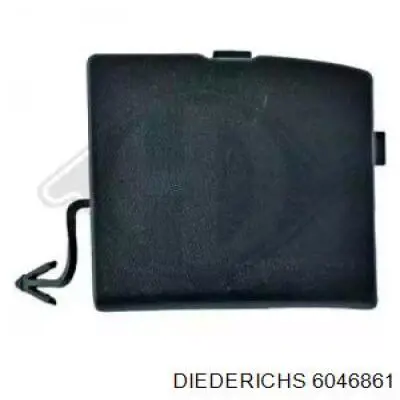 6046861 Diederichs Cobertura de parachoques, enganche de remolque, delantera 