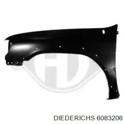 Guardabarros delantero derecho Nissan Pathfinder (R50)