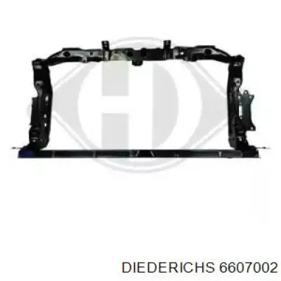 Soporte de radiador completo (panel de montaje para foco) Toyota Yaris (P13)