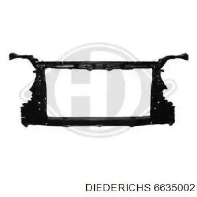 Soporte de radiador completo (panel de montaje para foco) Toyota Prius (NHW20)