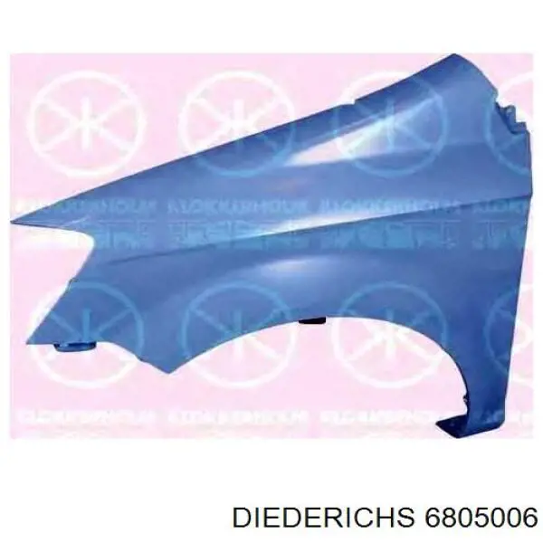 6805006 Diederichs guardabarros delantero derecho