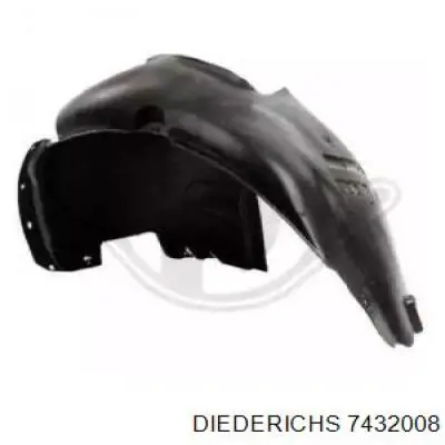 Comprar 7432008 Diederichs Paso de rueda delantero derecho