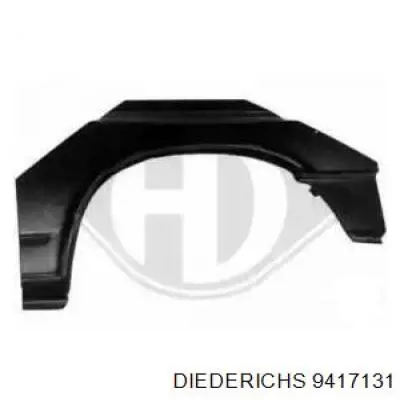 9417131 Diederichs arco de rueda, panel lateral, trasero izquierdo