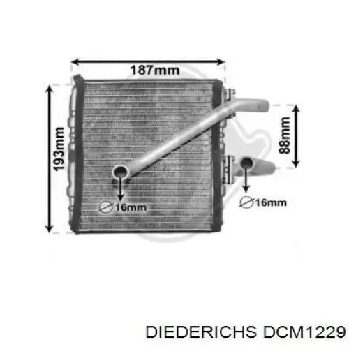 Comprar Radiador calefacción Subaru Legacy II BD, BG