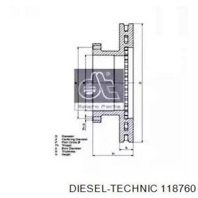Disco de freno delantero Knorr-bremse K000810