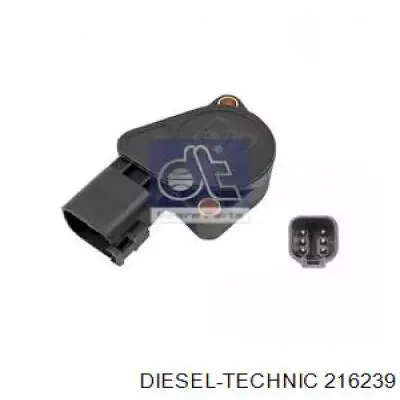 2.16239 Diesel Technic sensor de posicion del pedal del acelerador