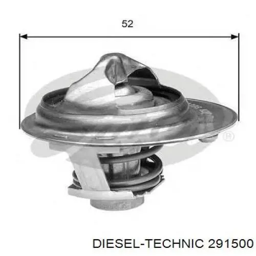 2.91500 Diesel Technic termostato, refrigerante