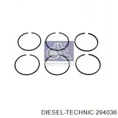 2.94036 Diesel Technic juego segmentos émbolo, compresor, para 1 cilindro, std