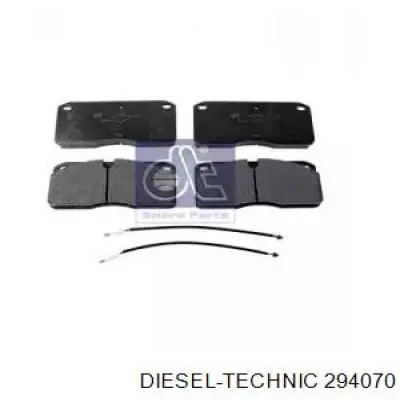 Comprar 294070 Diesel Technic Pastillas delanteras de freno