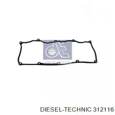 3.12116 Diesel Technic junta de la tapa de válvulas del motor