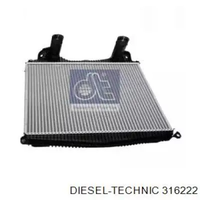 316222 Diesel Technic Radiador de intercooler