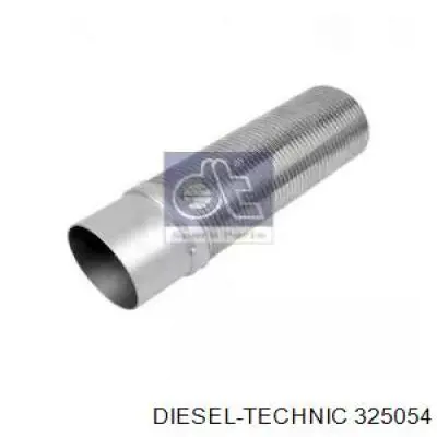 3.25054 Diesel Technic chapa ondulada del silenciador