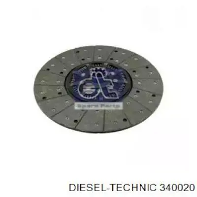 3.40020 Diesel Technic disco de embrague