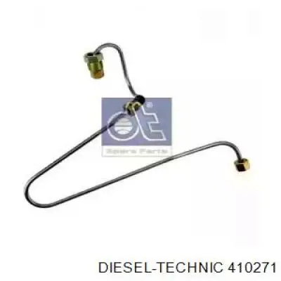 410271 Diesel Technic Tubería de combustible, sistema inyección, cilindro 2