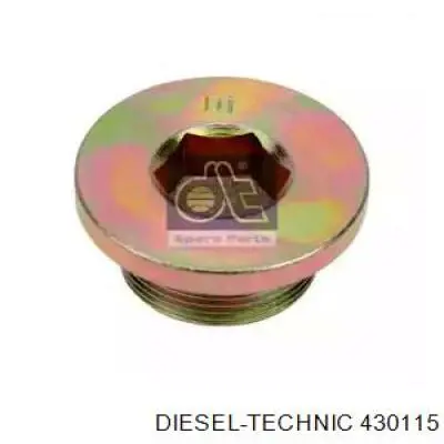 430115 Diesel Technic Tapón del cárter de aceite