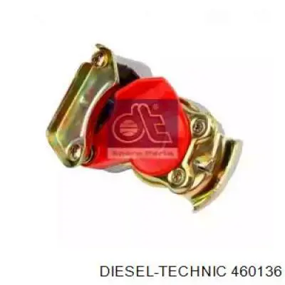 4.60136 Diesel Technic conector (cabezal De Mangueras Del Sistema Neumatico)