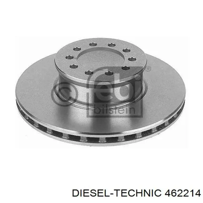 4.62214 Diesel Technic disco de freno delantero