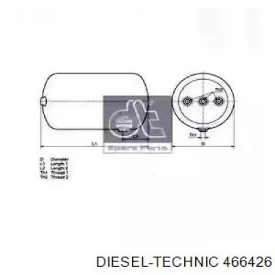 0044324201 Mercedes receptor neumatico