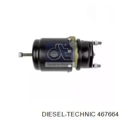 4.67664 Diesel Technic acumulador de presión, sistema frenos