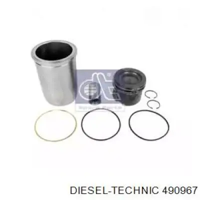 4.90967 Diesel Technic kit de pistón (émbolo + camisa)