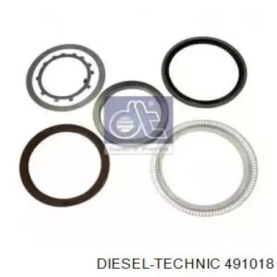 491018 Diesel Technic kit de reparación de buje trasero
