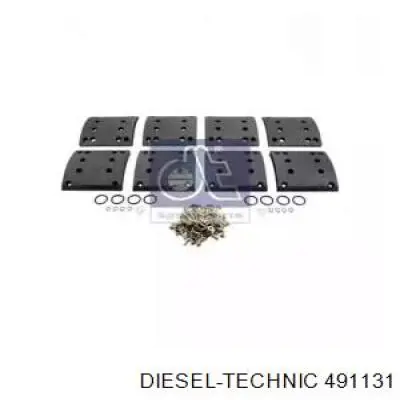 4.91131 Diesel Technic forron del freno trasero (camion)