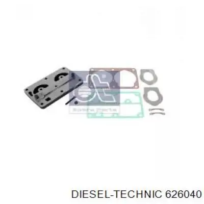6.26040 Diesel Technic tapa de la cabeza del compresor (camión)