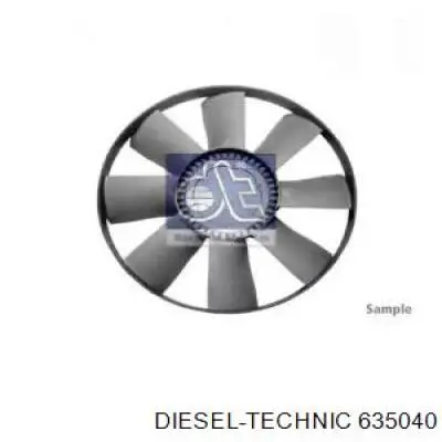 6.35040 Diesel Technic rodete ventilador, refrigeración de motor