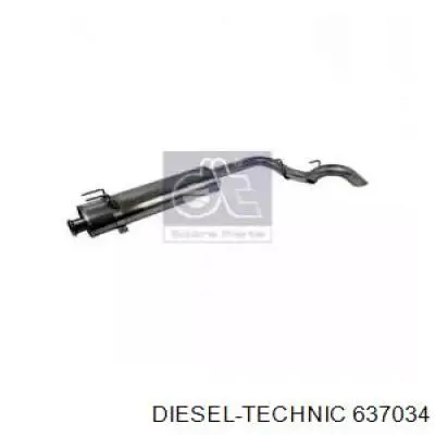Silenciador trasero 637034 Diesel Technic