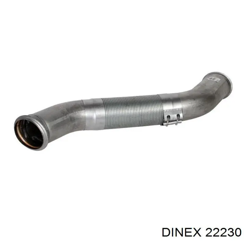 Tubo de escape, del catalizador al silenciador Dinex 22230
