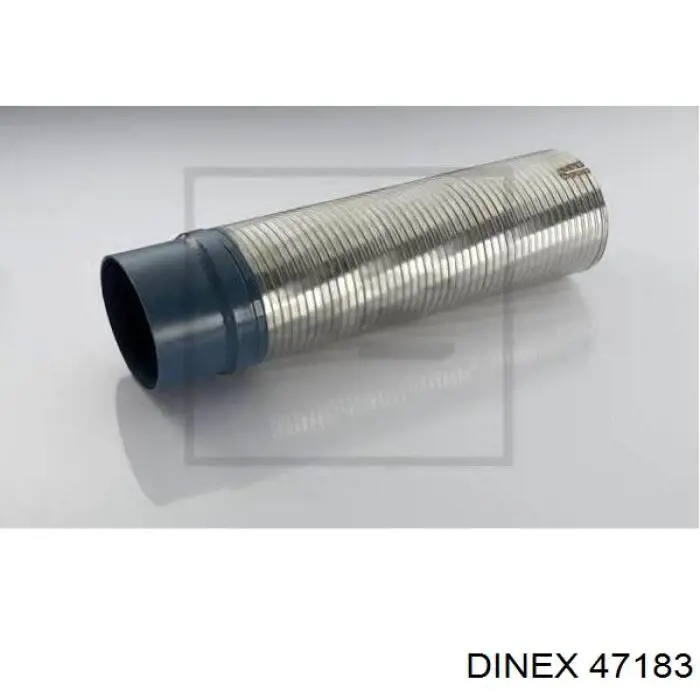 47183 Dinex chapa ondulada del silenciador