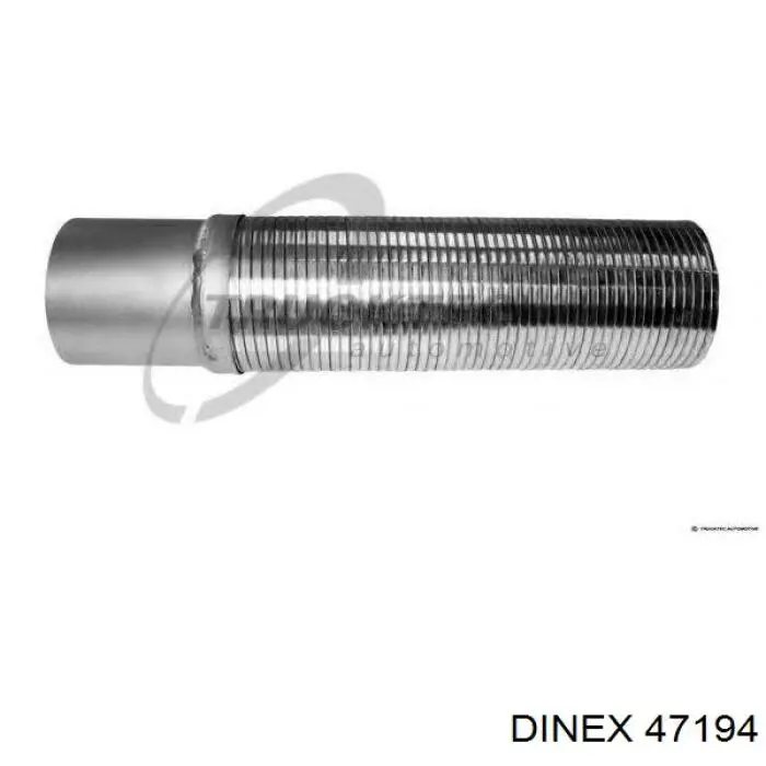 47194 Dinex chapa ondulada del silenciador