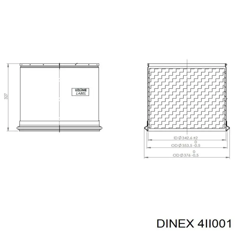 Comprar 4II001 Dinex Filtro de partículas (FAP)