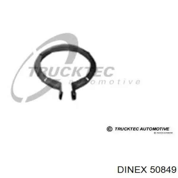 Abrazadera de sujeción delantera 50849 Dinex