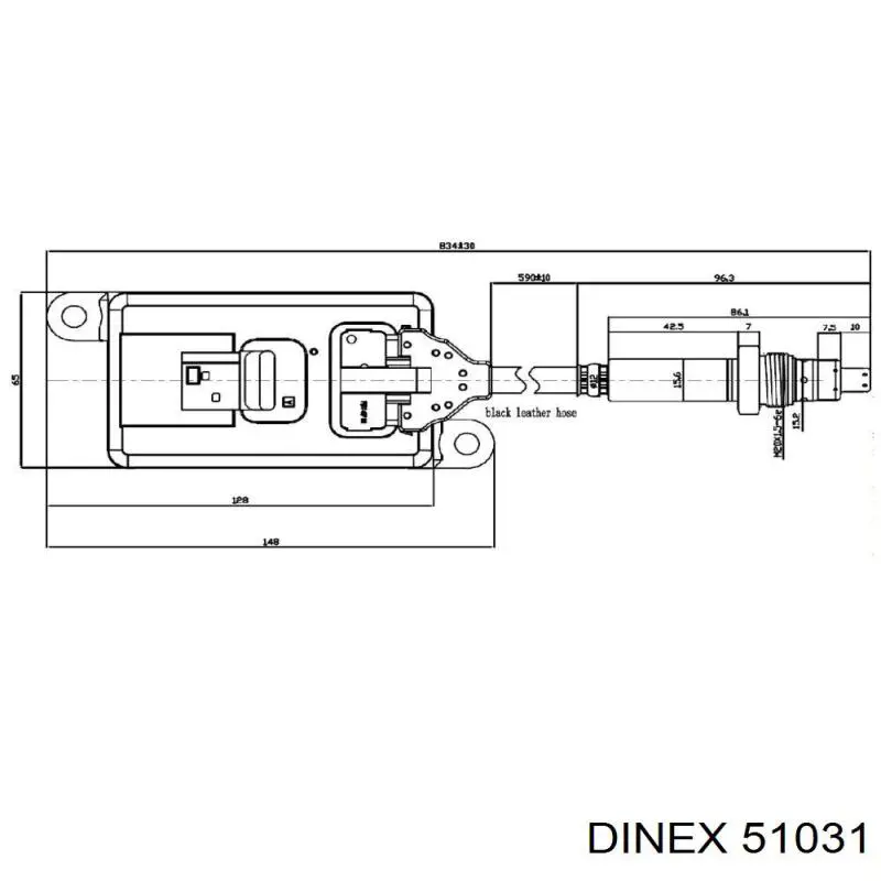 080.904-00 PE Automotive sensor de óxido de nitrógeno nox