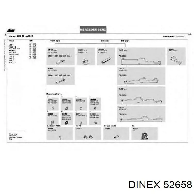 Comprar A6014902921 Mercedes Silenciador trasero