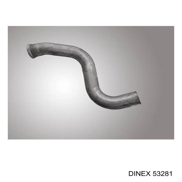 53281 Dinex tubo de admisión del silenciador de escape delantero