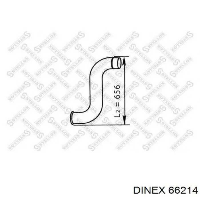 66214 Dinex Silenciador central