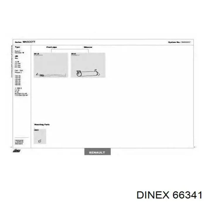 Silenciador trasero Renault (RVI) 5010580117 precio, desde 103,59 EUR