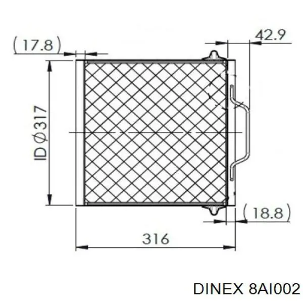 8AI002 Dinex Catalizador de gasolina y diésel