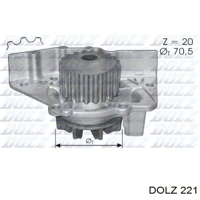 221 Dolz bomba de agua