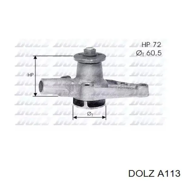A113 Dolz Bomba refrigerante coche